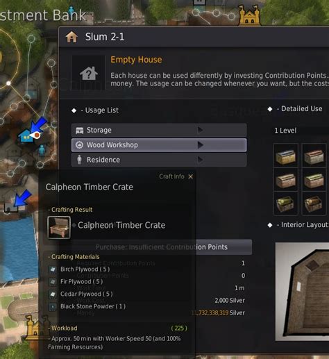 BDO Trade Crate Price Table for Trading Life Skill .